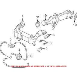 Exhaust Gas Recirculation (EGR) Cooler Clamp