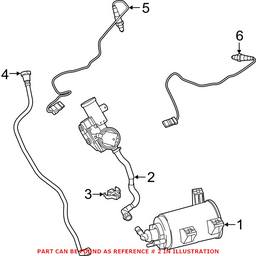 BMW Evaporative Emissions System Lines 16137440377 - Genuine BMW