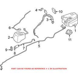 BMW Diesel Exhaust Fluid (DEF) Tank 16197391919 - Genuine BMW