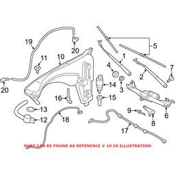 61667255828 Genuine BMW Washer Fluid Reservoir