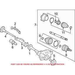 Genuine Cadillac Drive Axle Shaft – Front Passenger Side 22876133 ...