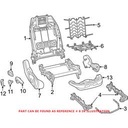 Seat Frame Trim Panel