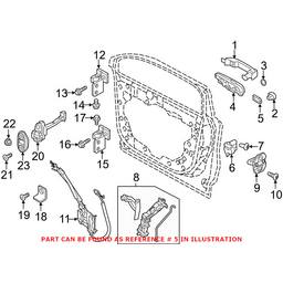 Exterior Door Handle Base Gasket