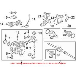 CV Axle Assembly - Front Pasenger Side