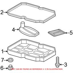 Mercedes Transmission Oil Pan Bolt 0039900212 - Genuine Mercedes