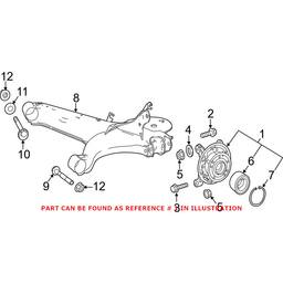 Suspension Knuckle Assembly - Rear Driver Side