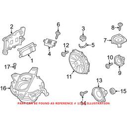 Porsche Speaker 7PP035454H - Genuine Porsche