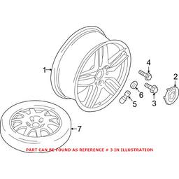 Porsche Wheel Lug Bolt WHT006978 - Genuine Porsche