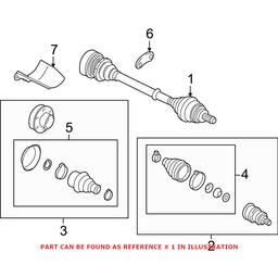 CV Axle Assembly - Front Driver Side