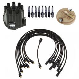Distributor Cap / Rotor Kit / Spark Plug / Spark Plug Wire Kit (Double Platinum) (Gap 0.035)