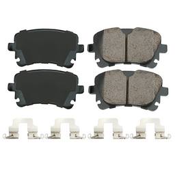 Audi Disc Brake Pad Set - Rear (Ceramic) (EURO) 8K0698451G - Akebono Euro Ultra-Premium EUR1018A