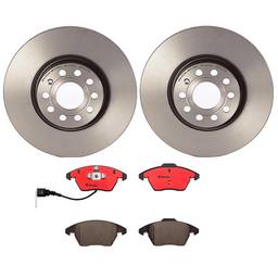 Audi Volkswagen Disc Brake Pad and Rotor Kit – Front (312mm