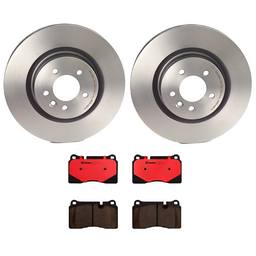 Land Rover Disc Brake Pad and Rotor Kit - Front (360mm) (Ceramic) Brembo