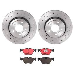 BMW Disc Brake Pad and Rotor Kit – Front (325mm) (Ceramic) (Xtra