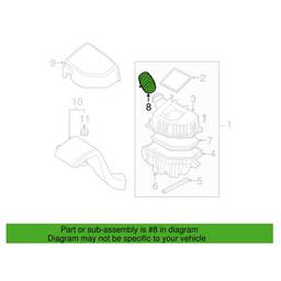 Air Intake Hose Genuine Volvo 30723111