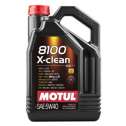 Motul 8100 5W40 X-CLEAN C3 Synthetic Engine Oil - 1L