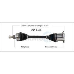 CV Axle Shaft – Front Surtrack AD-8175