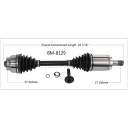 CV Axle Shaft - Front Driver Side (Updated Design)