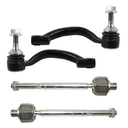 Jaguar Steering Tie Rod End Kit - Front (Inner and Outer) (Forged Steel)