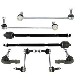 Land Rover Steering Tie Rod End Kit (Front and Rear Sway Bar Links) (Inner and Outer Tie Rod Ends)