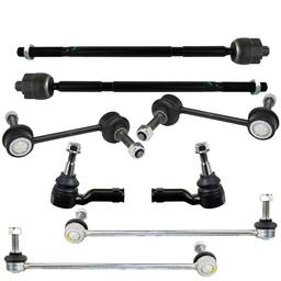Land Rover Steering Tie Rod End Kit (Front and Rear Sway Bar Links) (Inner and Outer Tie Rod Ends) (Active Suspension)