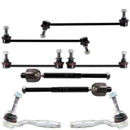 BMW Steering Tie Rod End Kit (Front and Rear Sway Bar Links) (Inner and Outer Tie Rod Ends)