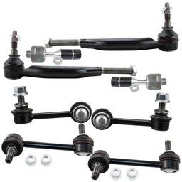 Saab Steering Tie Rod End Kit (Front and Rear Sway Bar Links) (Inner and Outer Tie Rod Ends)