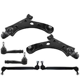 Fiat Suspension Control Arm Kit - Front (Lower Control Arm) (Outer Tie Rod End) (Front Stabilizer Bar Link)