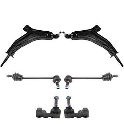 Land Rover Suspension Control Arm Kit - Front (Lower Control Arm) (Outer Tie Rod End) (Front Stabilizer Bar Link)