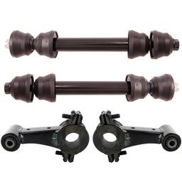 Mercedes-Benz Suspension Stabilizer Bar Link Kit - Front and Rear (Steel)