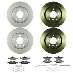 Bosch Blue Semi-Metallic Brake Pads With Hardware - Quality Craftmanship All-Weather