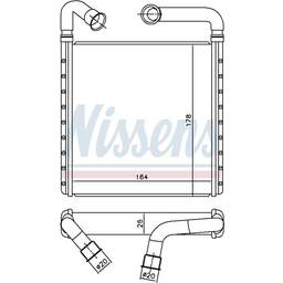 HVAC Heater Core – Front Nissens 73943