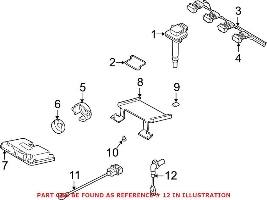 Audi VW Crankshaft Position Sensor 022957147