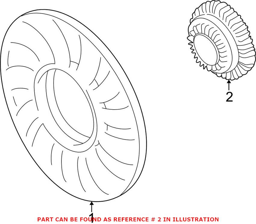 Audi VW Engine Cooling Fan Clutch 058121350