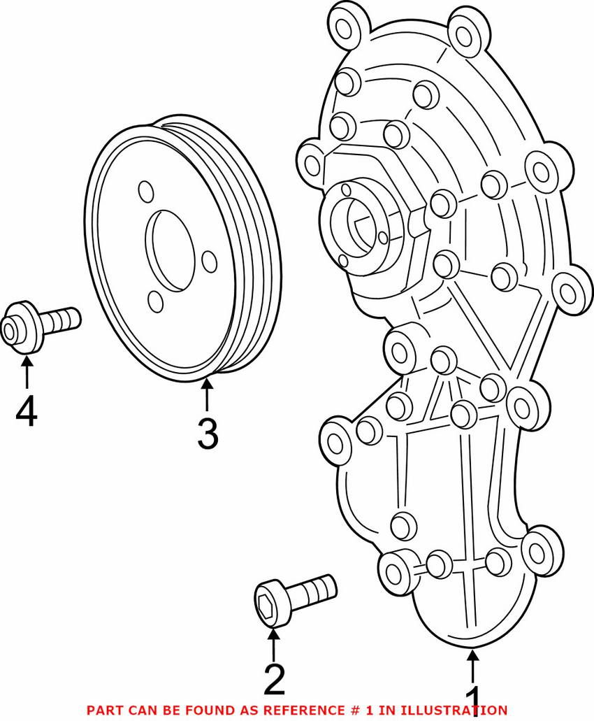 Audi Engine Water Pump 059121008K