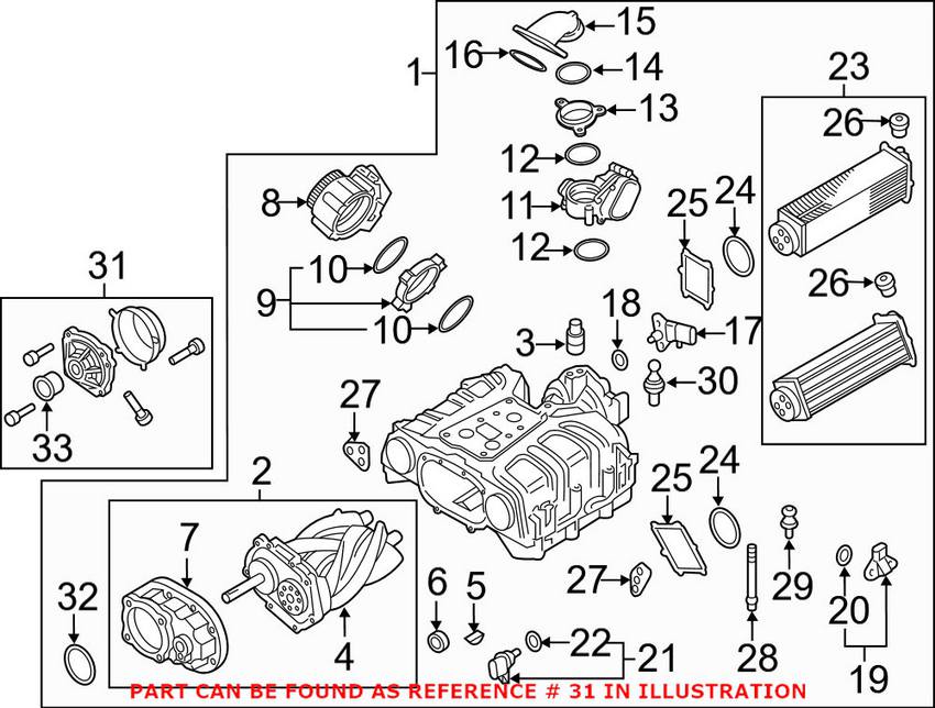 Audi Supercharger Clutch 06E145105S