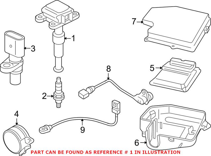 Audi Ignition Coil 077905115T