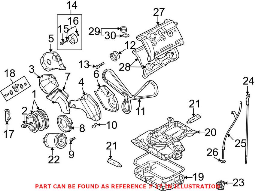 VW Engine Timing Belt Tensioner 078109479E