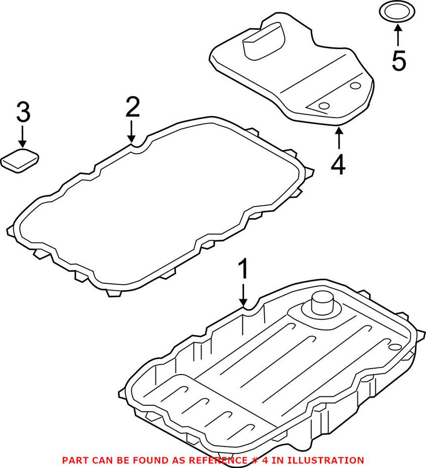 Audi VW Auto Trans Filter 0C8325435