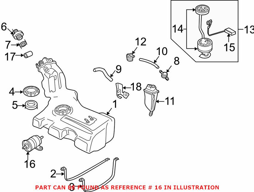 Audi VW Fuel Filter 1H0201511A