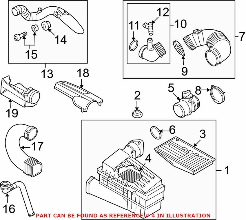 VW Engine Air Filter 1K0129620L