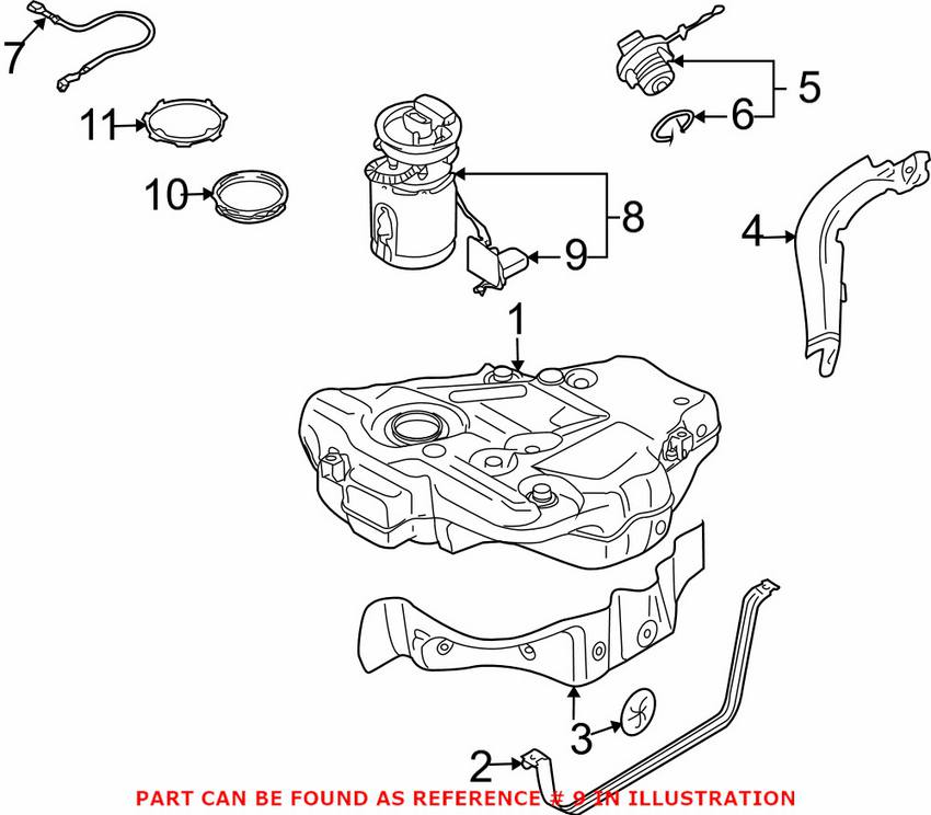 Audi VW Fuel Level Sender 1K0919673AF