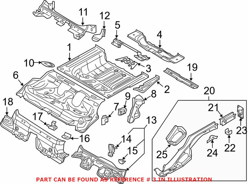 VW Spare Tire Nut 1T0803274