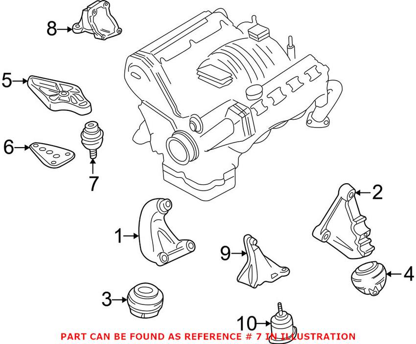 Audi Engine Mount - Front 4D0199267