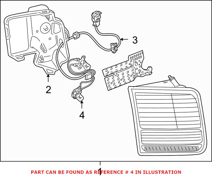 Audi Bulb Holder (w/ Bulb) (12W 16V) 4E0945981