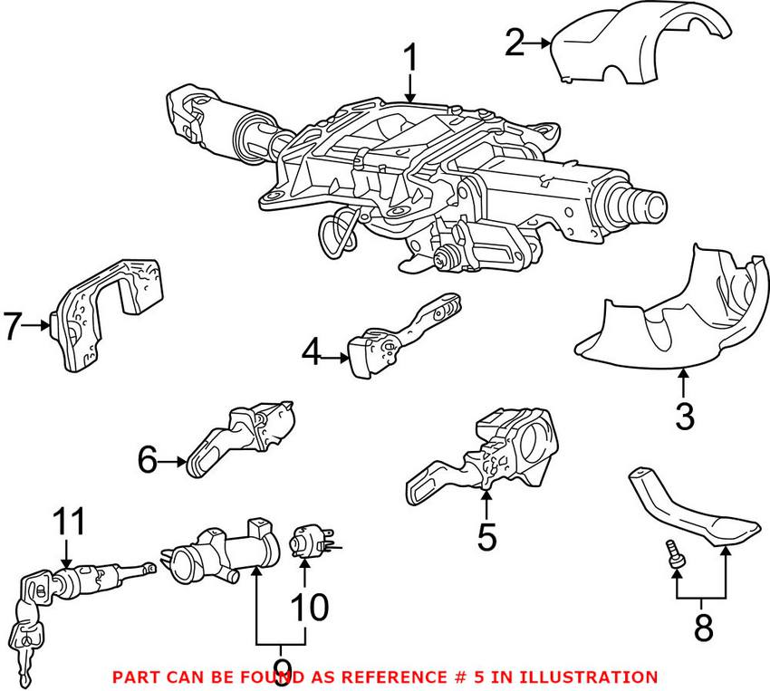 Audi Turnsignal Stalk 4E0953513K4PK