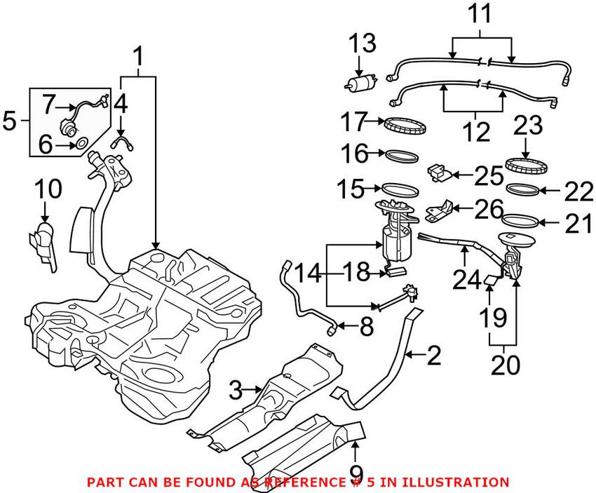 Audi Gas Cap (w/ Retaining Strap) 4F0201550J