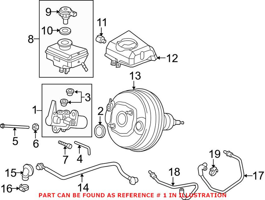 Audi Brake Master Cylinder