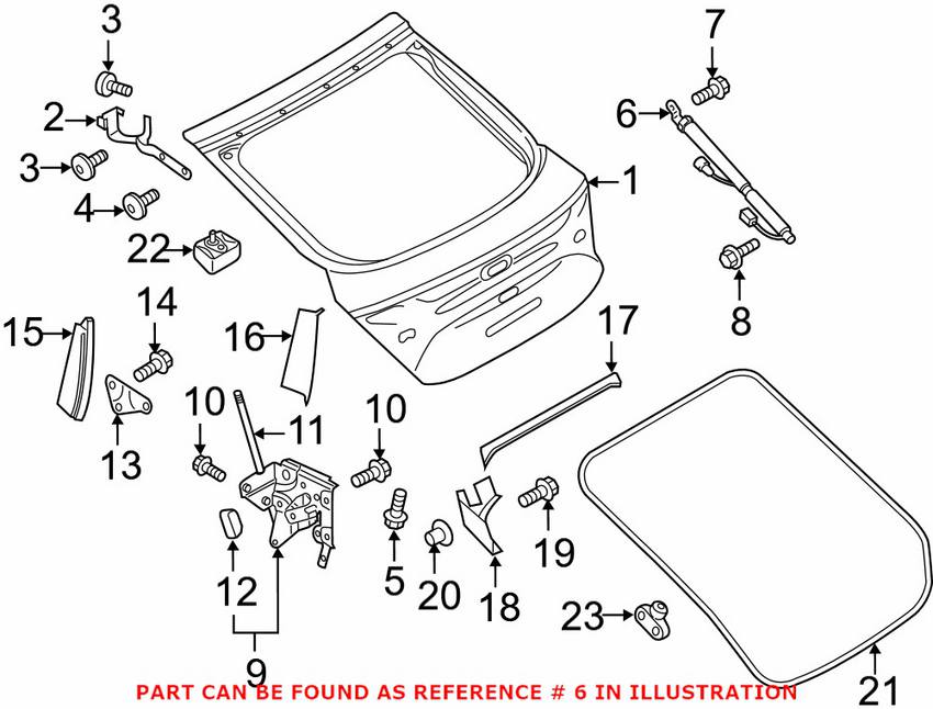 Audi Tailgate Pull Down Motor - Passenger Side 4G8827852F