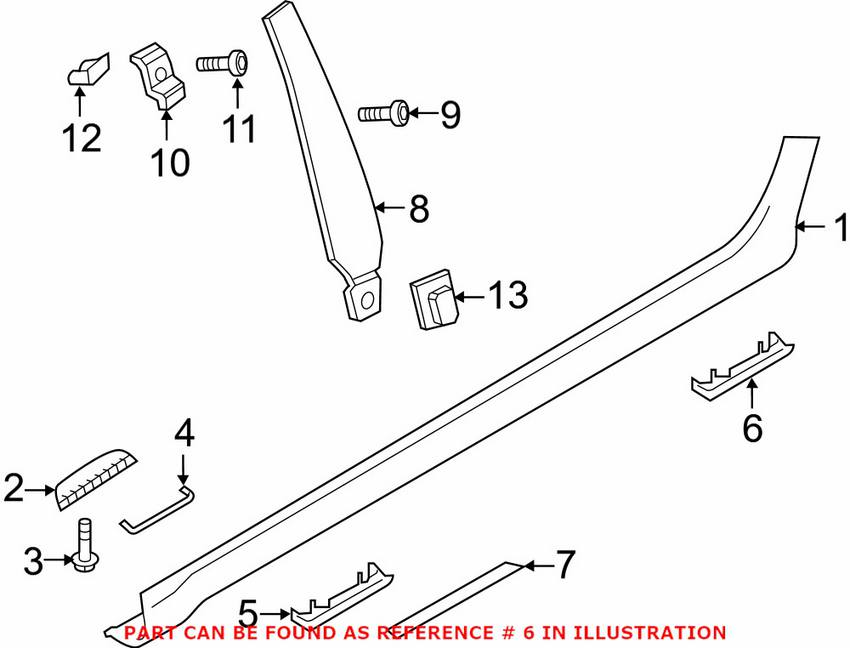 Audi Jack Point Cover (Un-painted) 4G8853870GRU